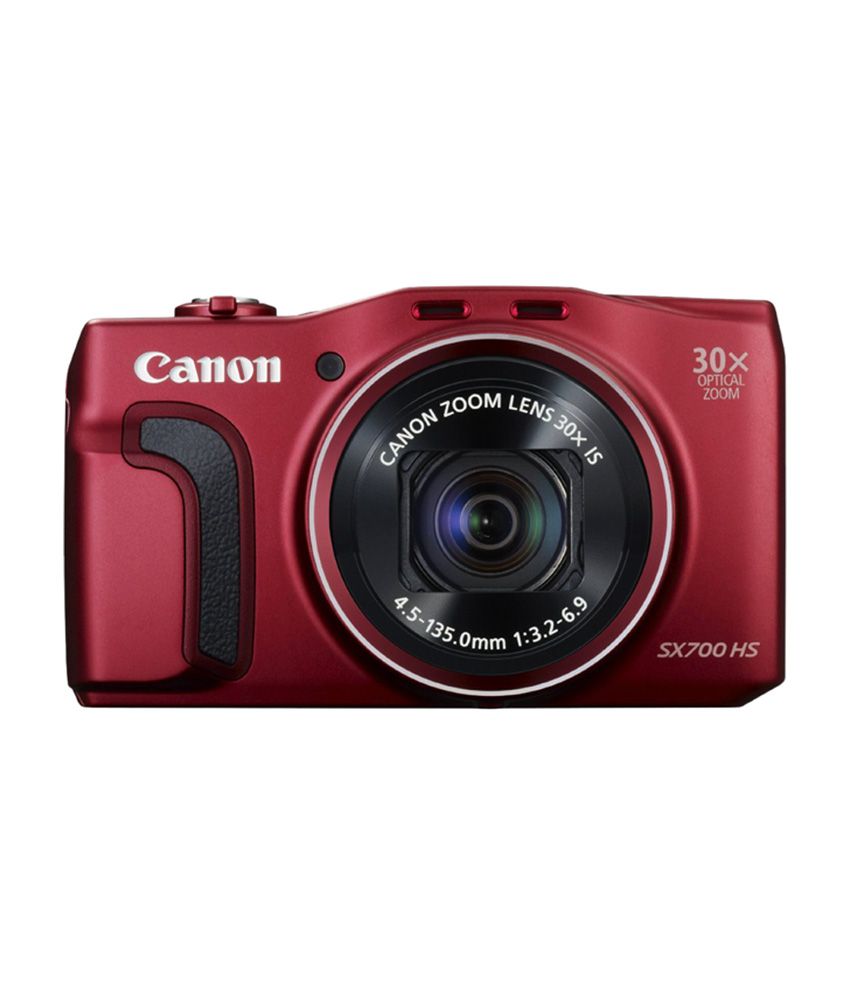 Canon SX700HS 16.1 to 18 MP Point & Shoot Digital Cameras ( Red )