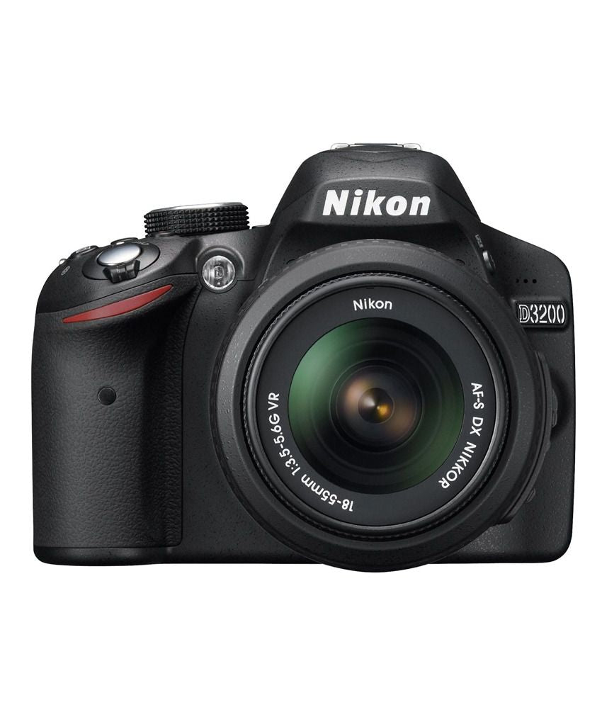 Nikon D3200 (Black) DSLR with AF-S 18-55mm VR Kit Lens
