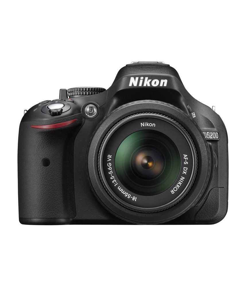Nikon D5200 SLR (with AF-S 18-55 mm VR Kit Lens) (Black)