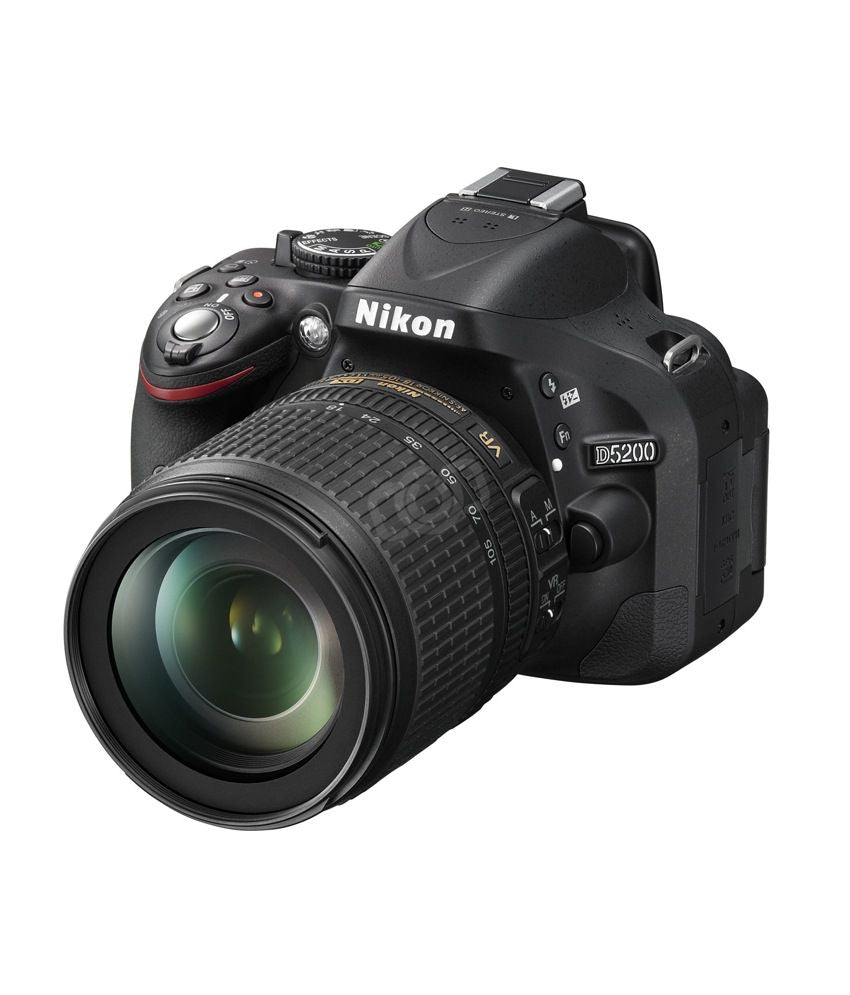 Nikon D5200 SLR (with AF-S 18-105 mm VR Kit Lens) (Black)
