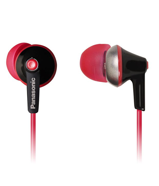 Panasonic High Bass Canal Type Headsets For Mobile Phones Rp-hbe125me-k