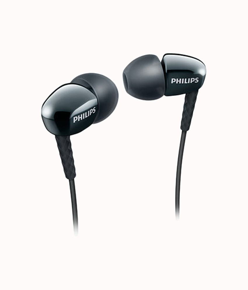 Philips Rich Bass SHE3900BK/00 In-Ear Headphones - Black