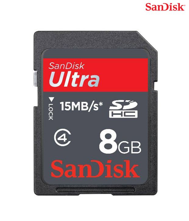 Sandisk Ultra 8Gb/15Mb/S Sdhc Card Class 4