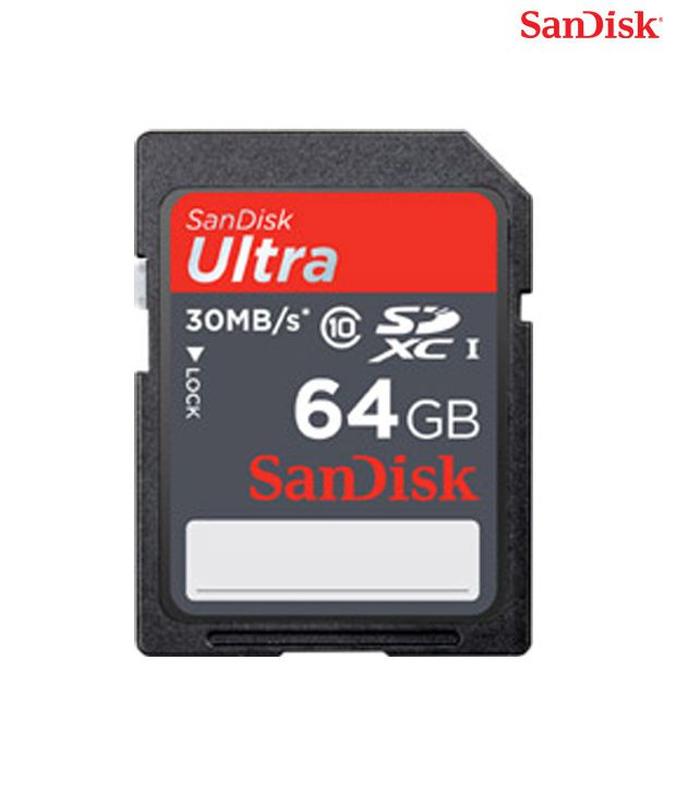 Sandisk Ultra SDXC Card 64 GB 30 MB/s (Class 10)