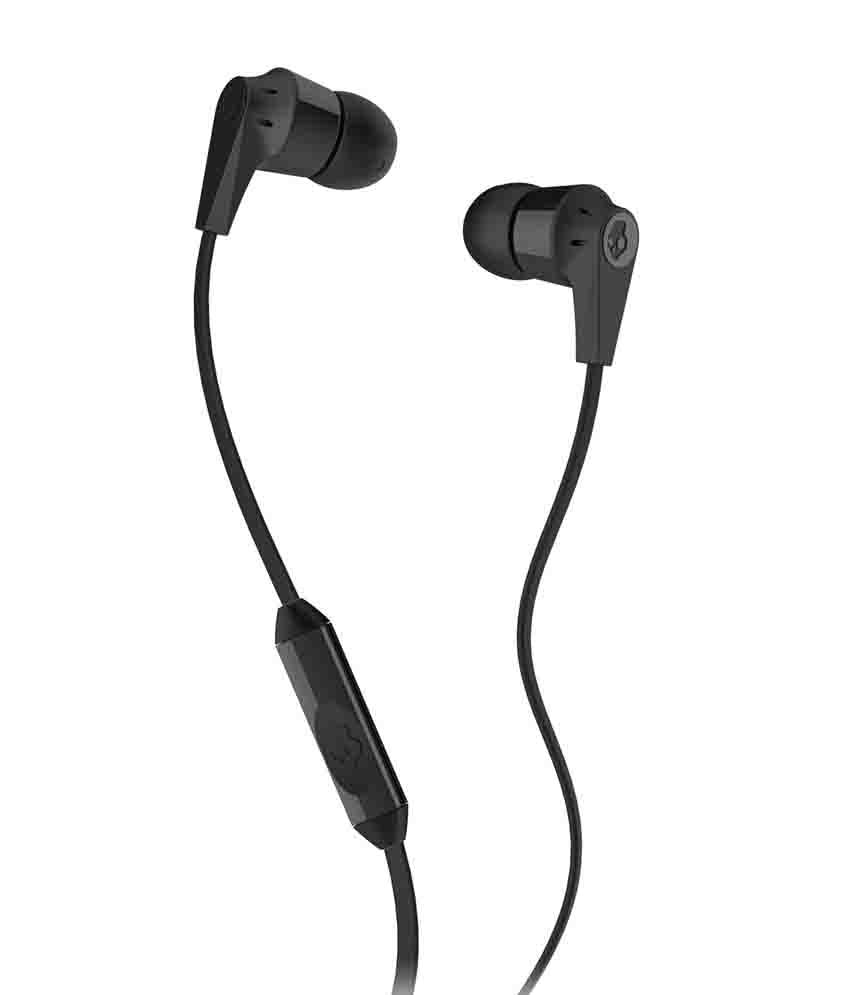 Skullcandy INKD S2IKDY-003 (Black) w/ Mic Earphones