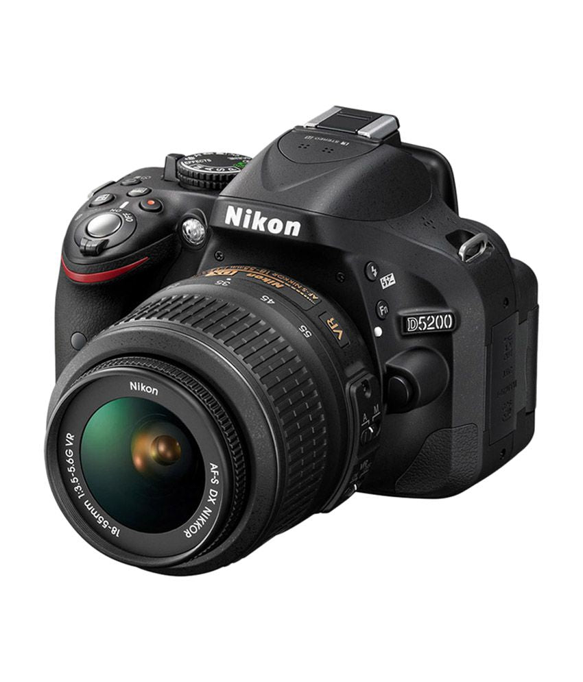 Nikon D5200 with 18 - 55 mm Lens Combo (Tripod + Additional 16 GB Card + UV filter)