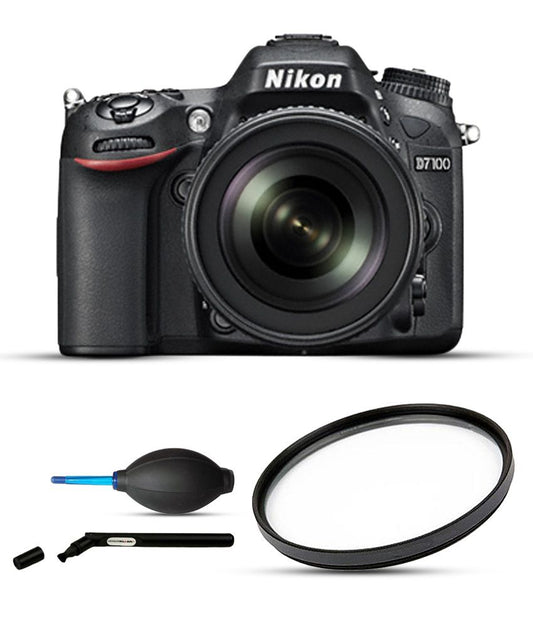 Nikon D7100 Combo with (18-140mm Lens + Lens Cleaner + Filter)