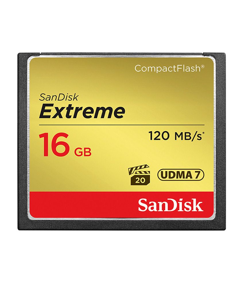 SanDisk Extreme CF 16 GB 60MB/s 400X Memory Card