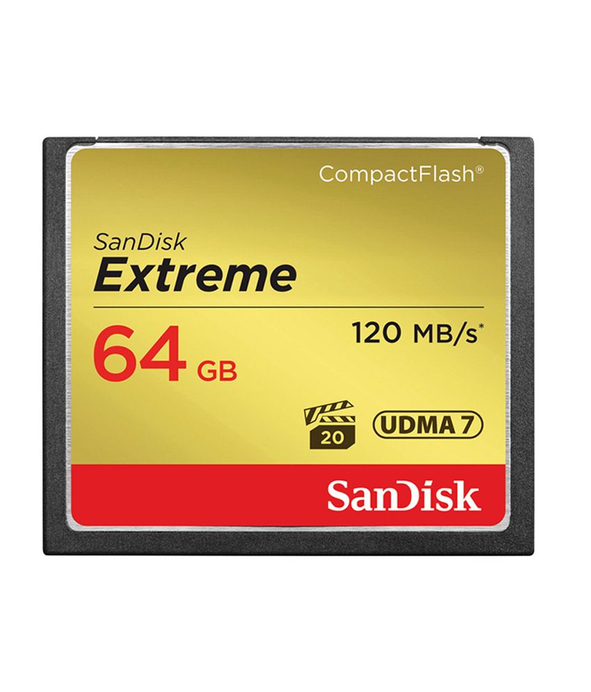 SanDisk Extreme CF 64 GB 60 MB/S Memory Card