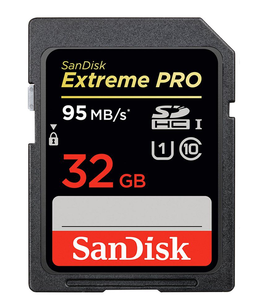 SanDisk Extreme Pro SDHC UHS-I Card, 32GB, CLASS 10