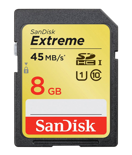 Sandisk Extreme HD Video SDHC 8 GB 30MB/s Class 10 Memory Card