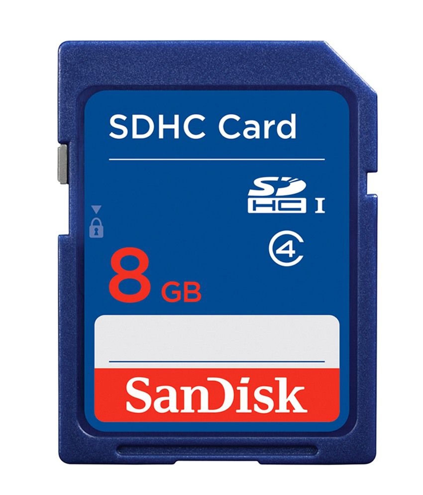 Sandisk SDHC 8 GB Memory Card