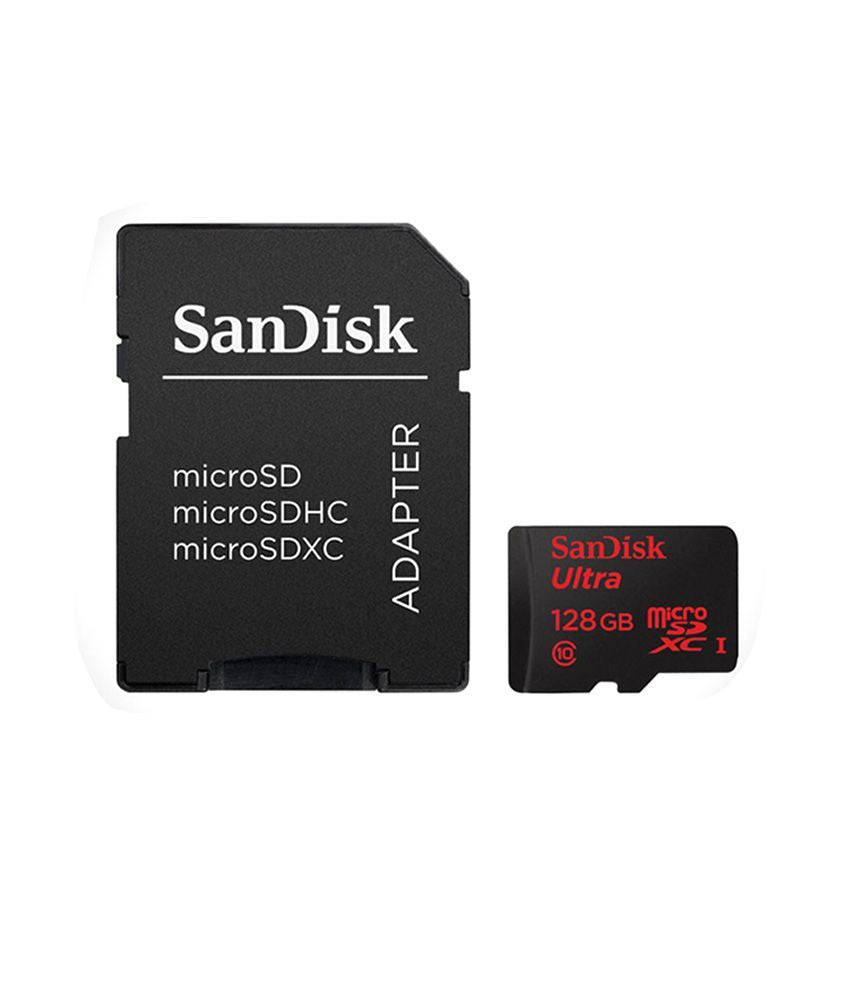 SanDisk Ultra PLUS 128 GB microSDXC UHS-I Memory Card